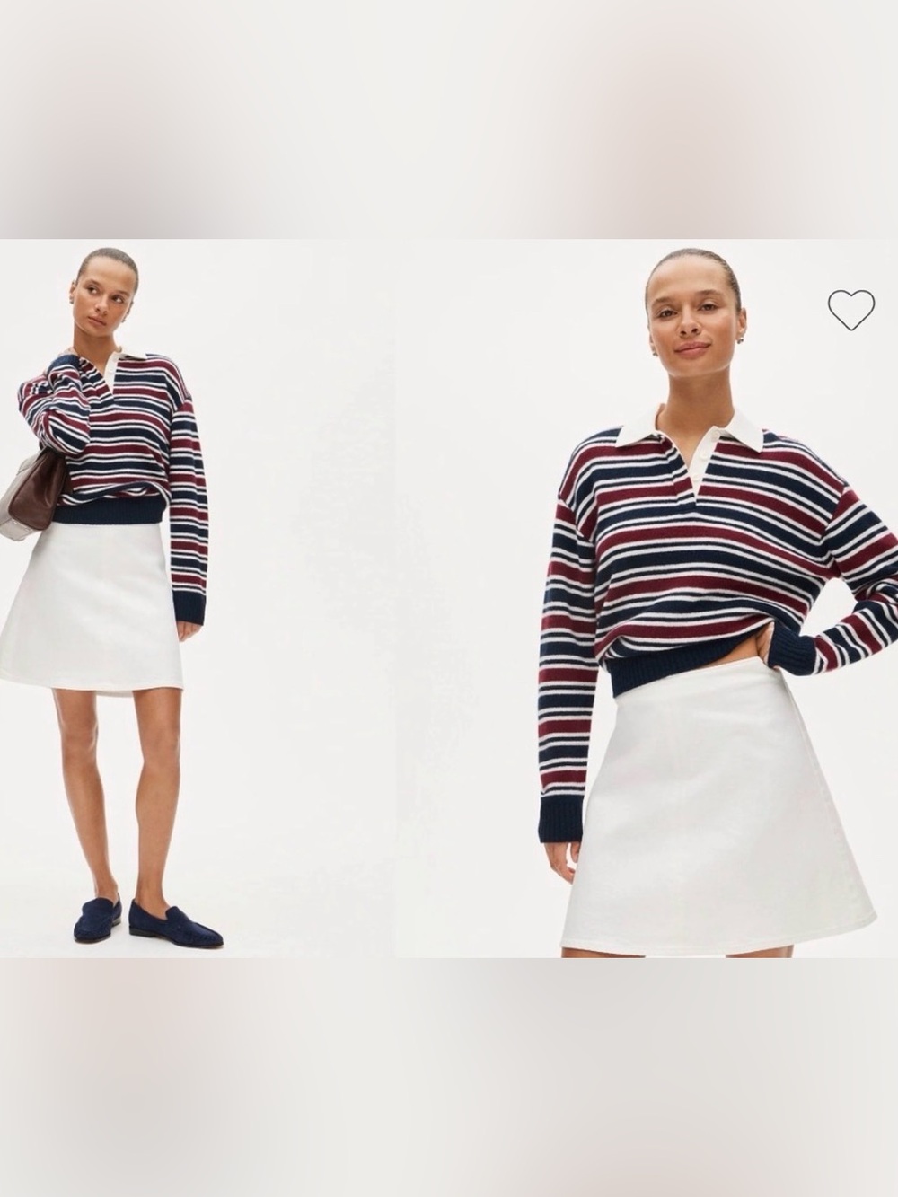 J. Crew White Mini Skirt -
Clean A-Line Silhouette size 4 NWT